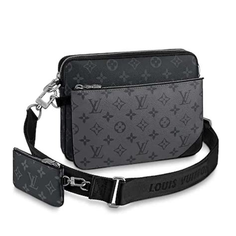 supreme louis vuitton black messenger bag|lv messenger bag men black.